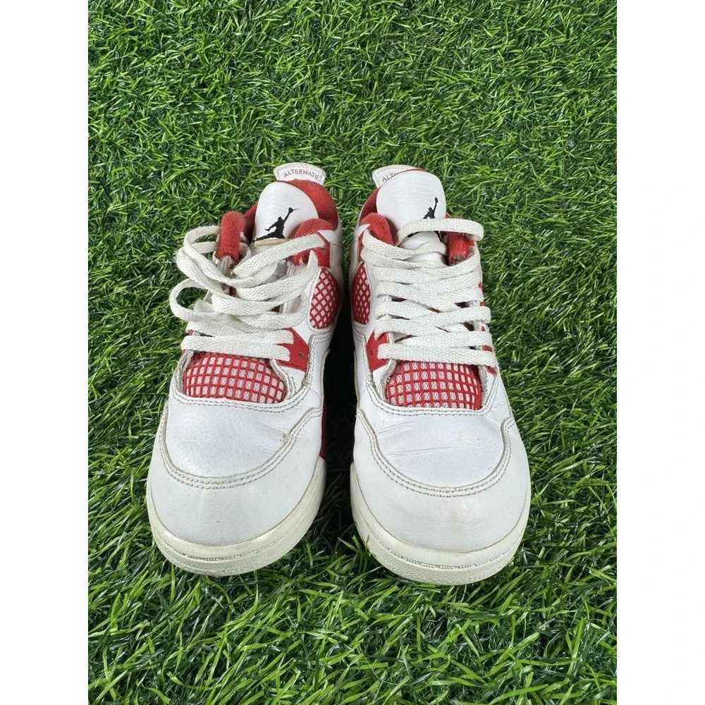 Nike Air Jordan 4 Retro Alternate 89 Red White Kids Size 13C 308499-106 Sneaker